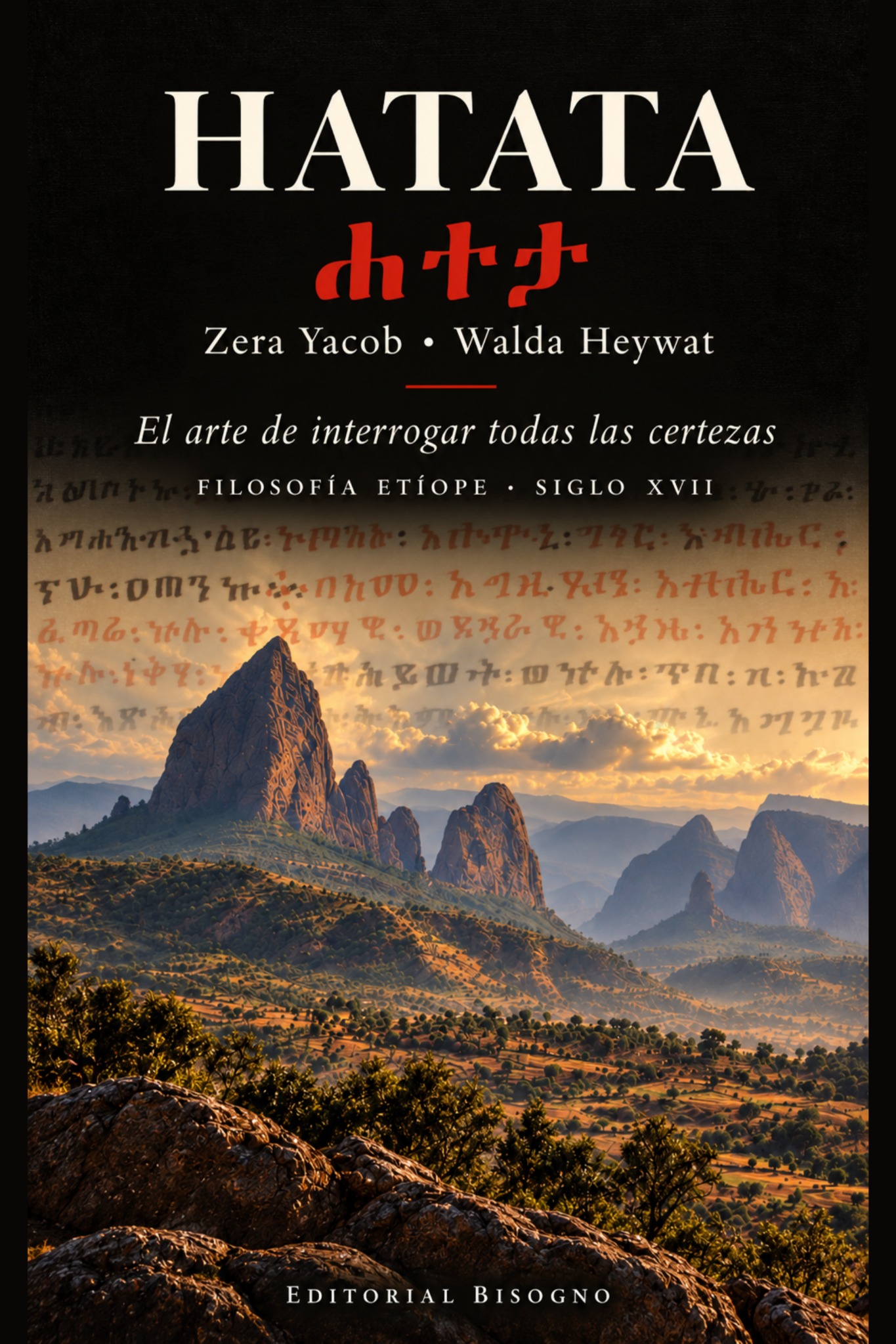 Portada de HATATA, de Zärʾa Yaʿǝqob y Wäldä Ḥəywät